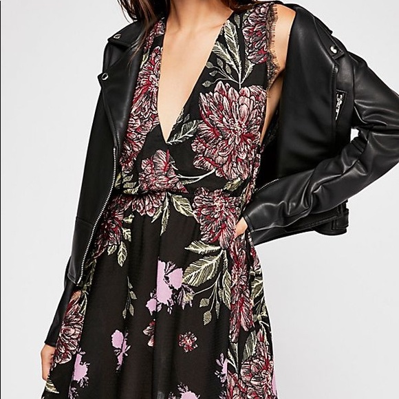Free People Intimately Marnie Printed Dress Small